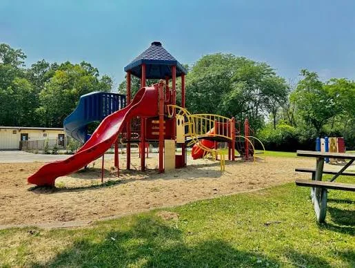 Children's play area in a park